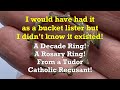Tudor Decade Ring or Rosary Finger Ring Bucket Lister