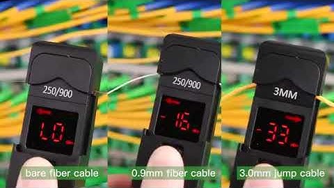 Optical fiber identifier simple declaration video