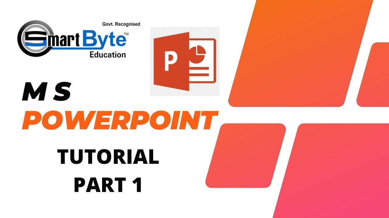 Learn MS PowerPoint Presentation With SmartByte Computer Education | part 1 |