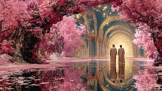 Pilgrims of the Eternal Blossom Gate | 4K Sacred Cherry Forest & Celestial Light Temple