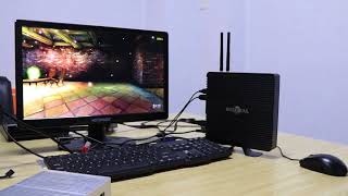 EGLOBAL Own Mould V8 Fanless Barebone Mini PC Windows 10 Performance Demonstration