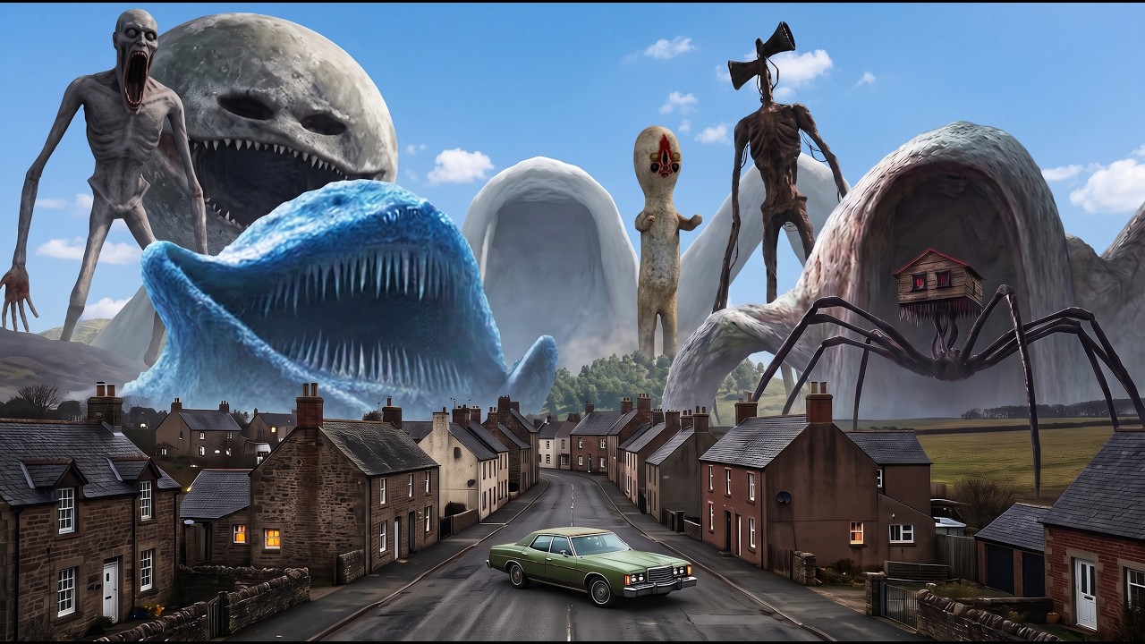 😱 INFECTED SKY, SIREN HEAD, DEAD HEAD & SCP 096 TOOK OVER MY VILLAGE!