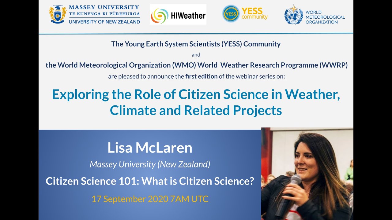 YESS&HIWeather Citizen Science Series - 1st webinar