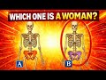 Which One Is a Woman 🤔 Skeleton IQ TestChallenge 🧠