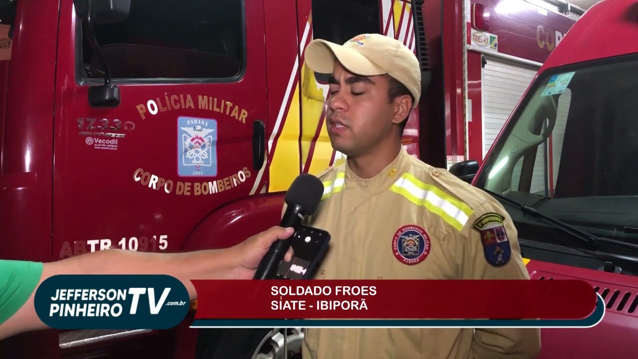 DOIS FERIDOS EM COLISÃO AUTO X MOTO NA AV SANTOS DUMONT EM IBIPORÃ 