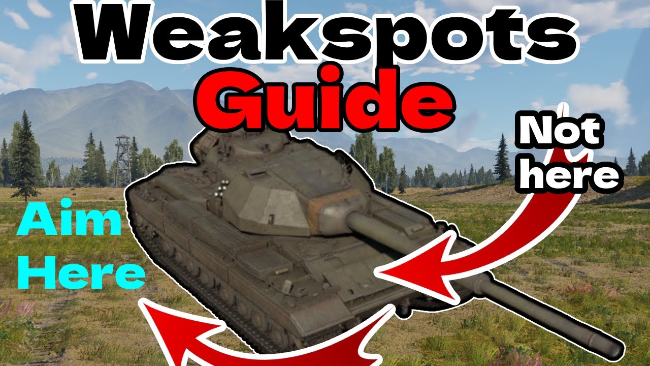 Weakspots Guide ; Any BR | War Thunder