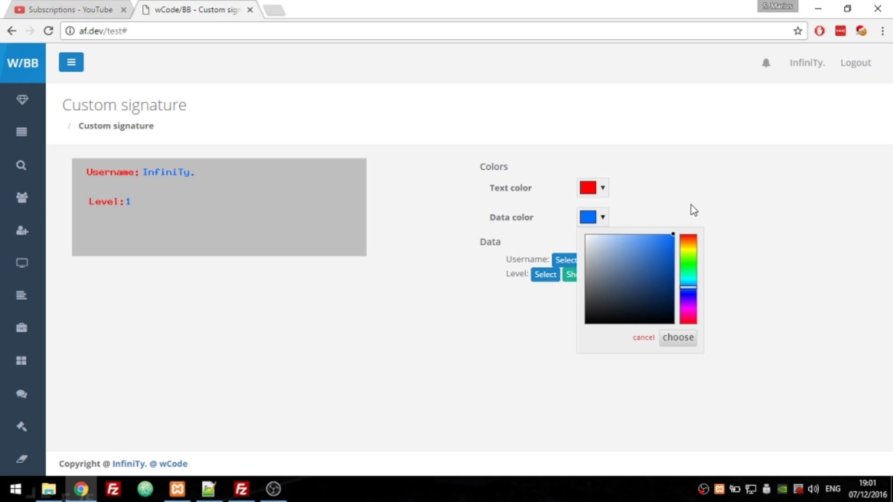 [SA:MP] Panel dynamic/custom signature