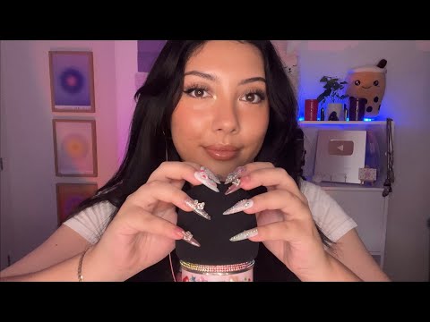 ASMR tapping on the mic, camera brushing, follow the light💡 💘 @lilabxasmr‘s fave triggers!!