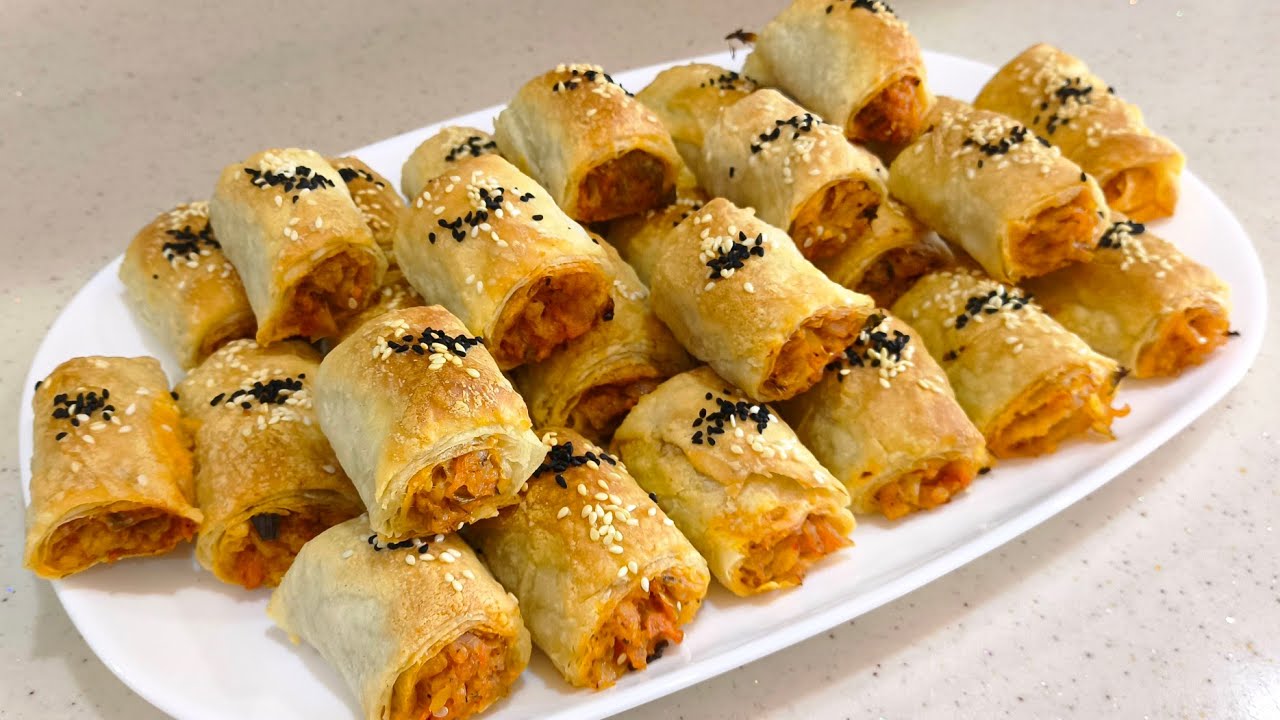 💯İÇ HARCININ LEZZETİ DIŞI ÇITIR ÇITIR EL AÇMASI TADINDA PATATESLİ PIRASALI HAVUÇLU BÖREK TARİFİ💯