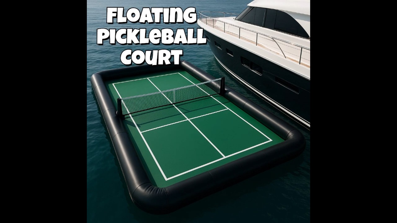 🎾 Inflatable Floating Pickleball Court &ndash; Take Your Game to the Water! 🌊
