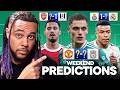 WEEKEND PREDICTIONS! ft. United v Liverpool and Relegation battles! 🔥