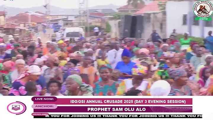 IDO/OSI ANNUAL CRUSADE 2025 {DAY 3 EVENING SESSION}THE GLORY OF IDO/OSI MUST SPEAK