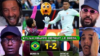 🛑😱 VICTOIRE DE LA FRANCE (2-1) CONTRE LE BRÉSIL / LES RÉACTIONS 