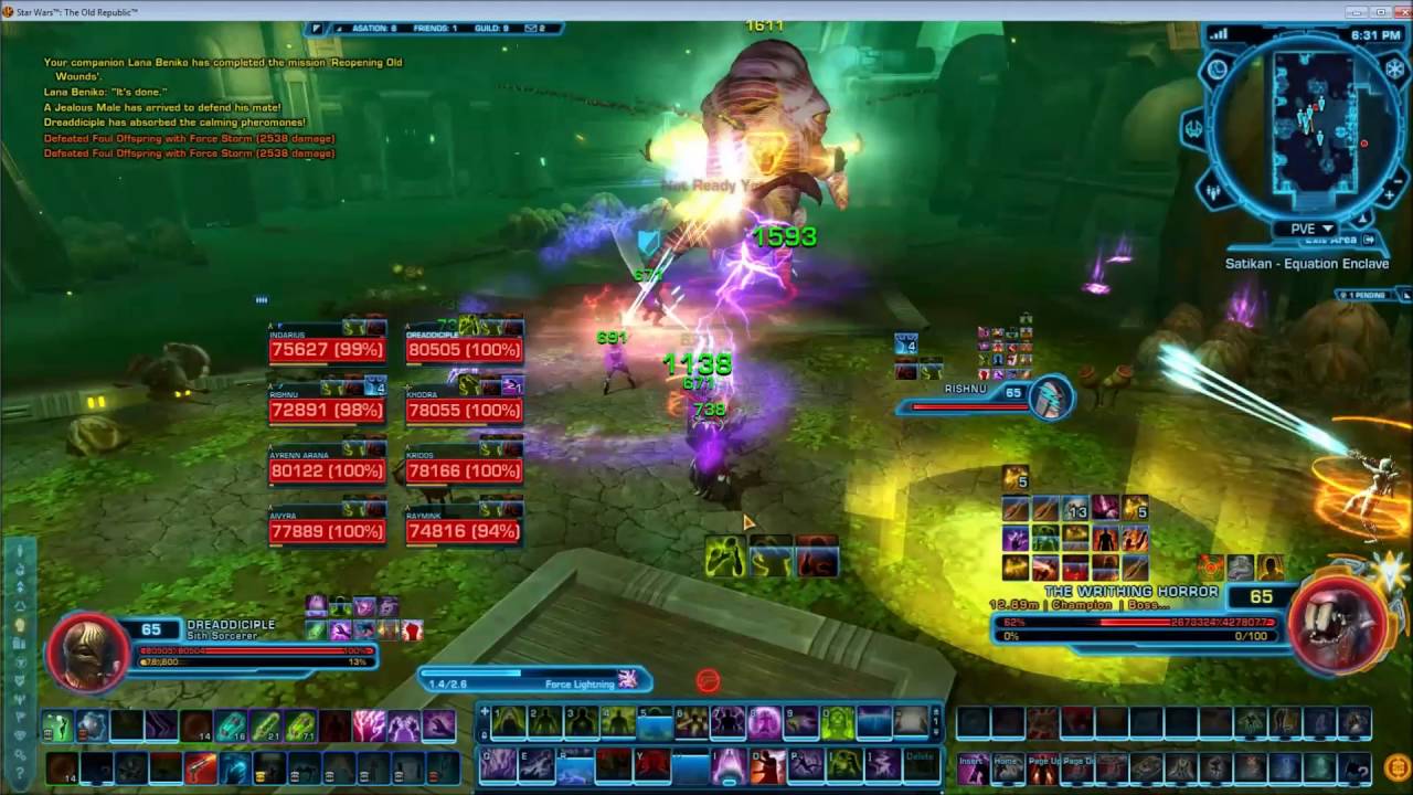 Swtor terror from the beyond order of dark lords guild run