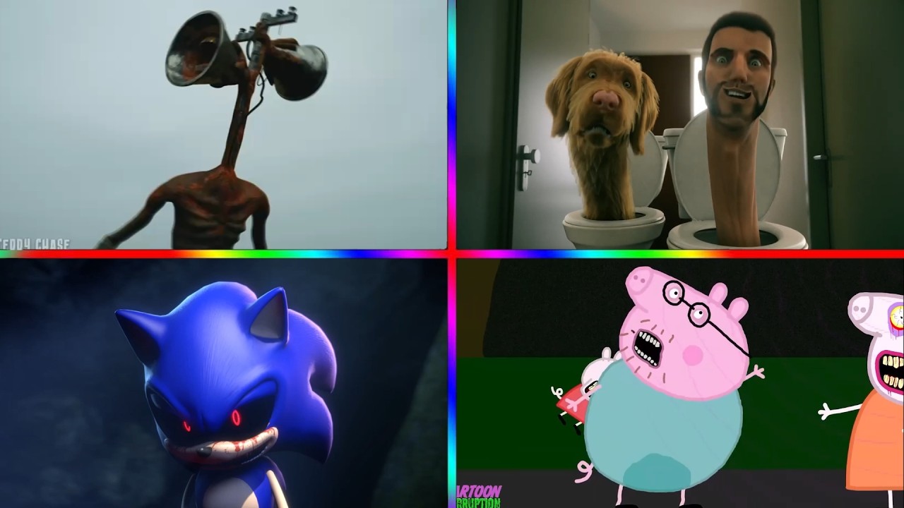 Skibidi Toilet🆚PEPPA PIG.EXE 🆚Siren Head 🆚Kpop demon hunter   🎶 Tiles Hop EDM Rush