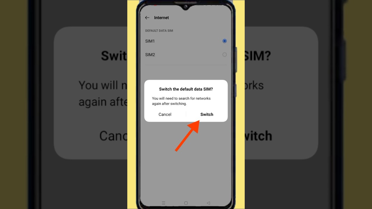 how to change default sim data||change sim slot data||