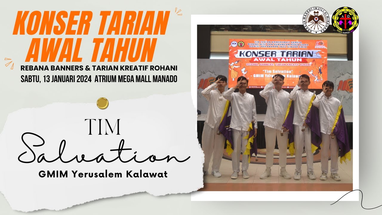 Tim SALVATION (GMIM Yerusalem Kalawat) - KONSER TARIAN AWAL TAHUN 2024