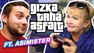 Frizúry, lóve a športiaky: Gizka hrá GTA s Asimistrom