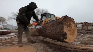 Before and after video of installing WCS BARK BOX on stihl 500i chainsaw