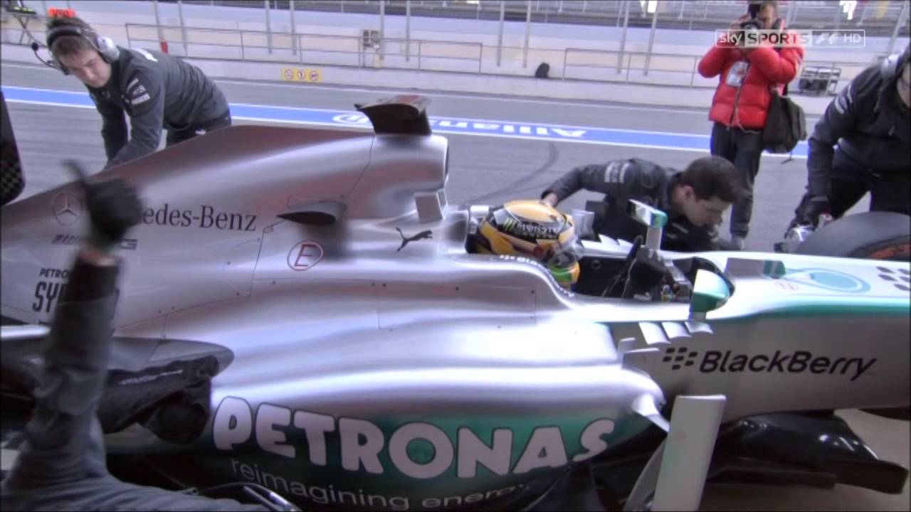 F1 2013 Barcelona testing - Interview with Lewis Hamilton [Day2]