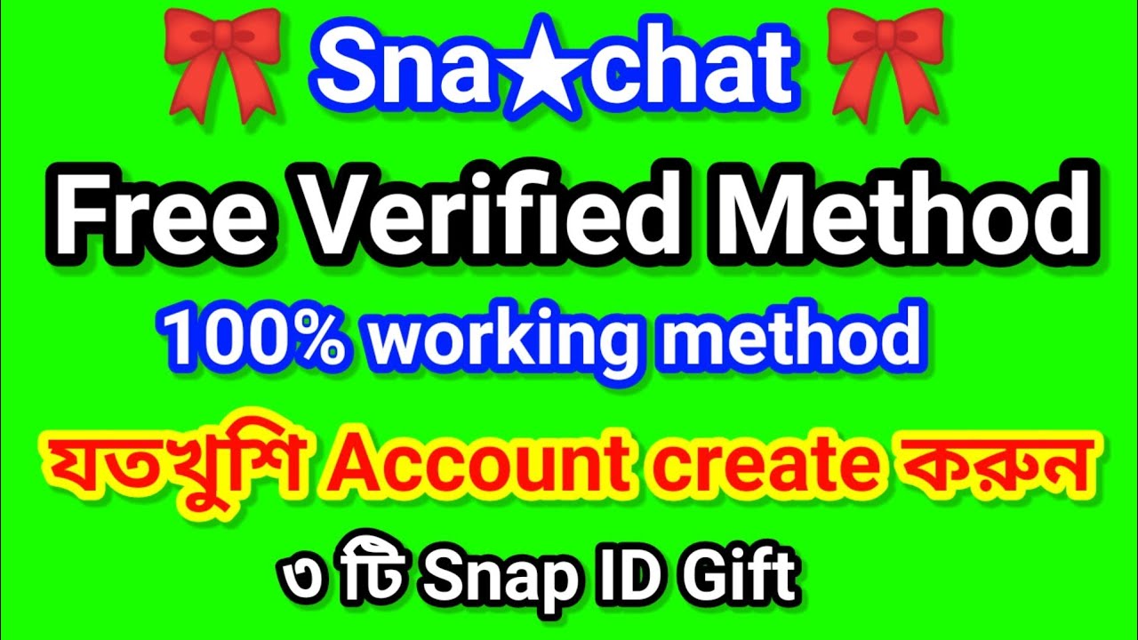 Sna★chat account create update Method Snap Free verified Method