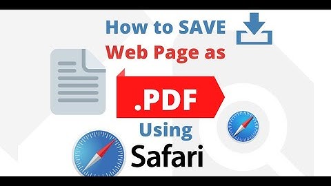 How to save a webpage as a PDF in any browser