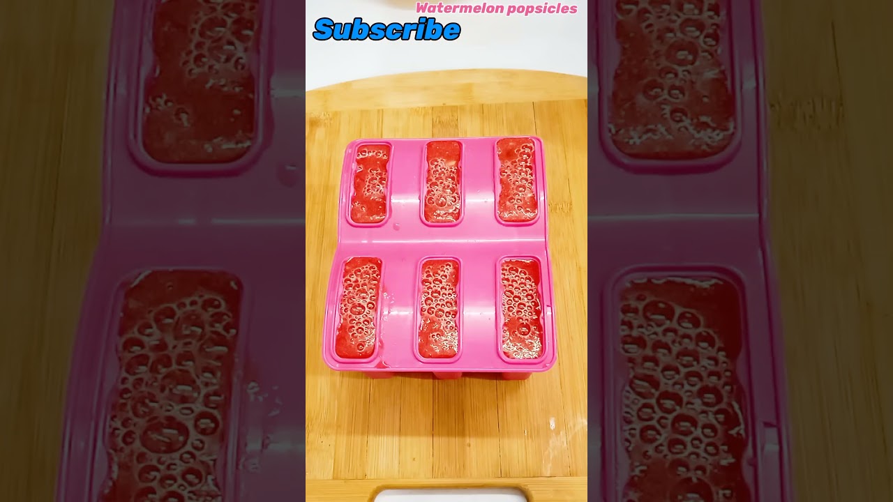 Watermelon Popsicles | Summer Special Ice Candy | # shorts