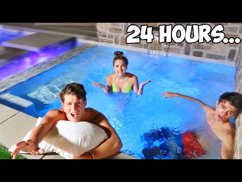 Living In A Hot Tub For 24 Hours!