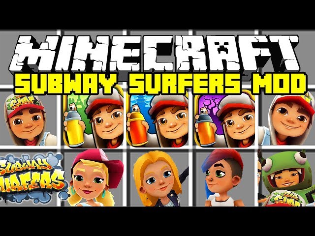 Subway Surfers Minigame Map 1.12.2, 1.11.2 for Minecraft