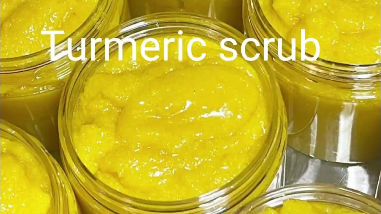 How to make Turmeric scrub step by step YouTube