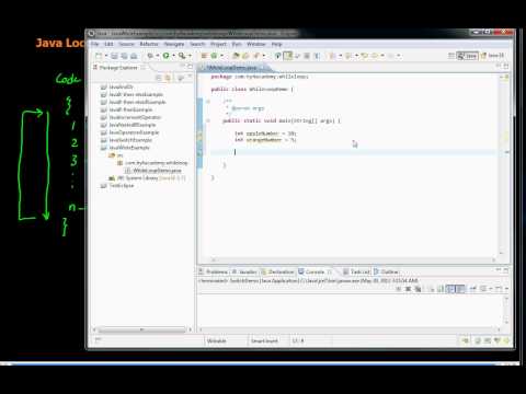 Java While Loop Example (in Arabic)