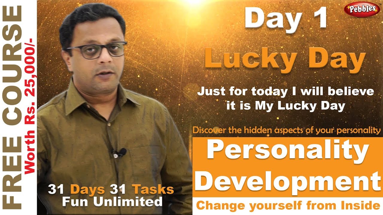 Personal Development Course & Self Improvement | self improvement channels | My Lucky Day | Day 1