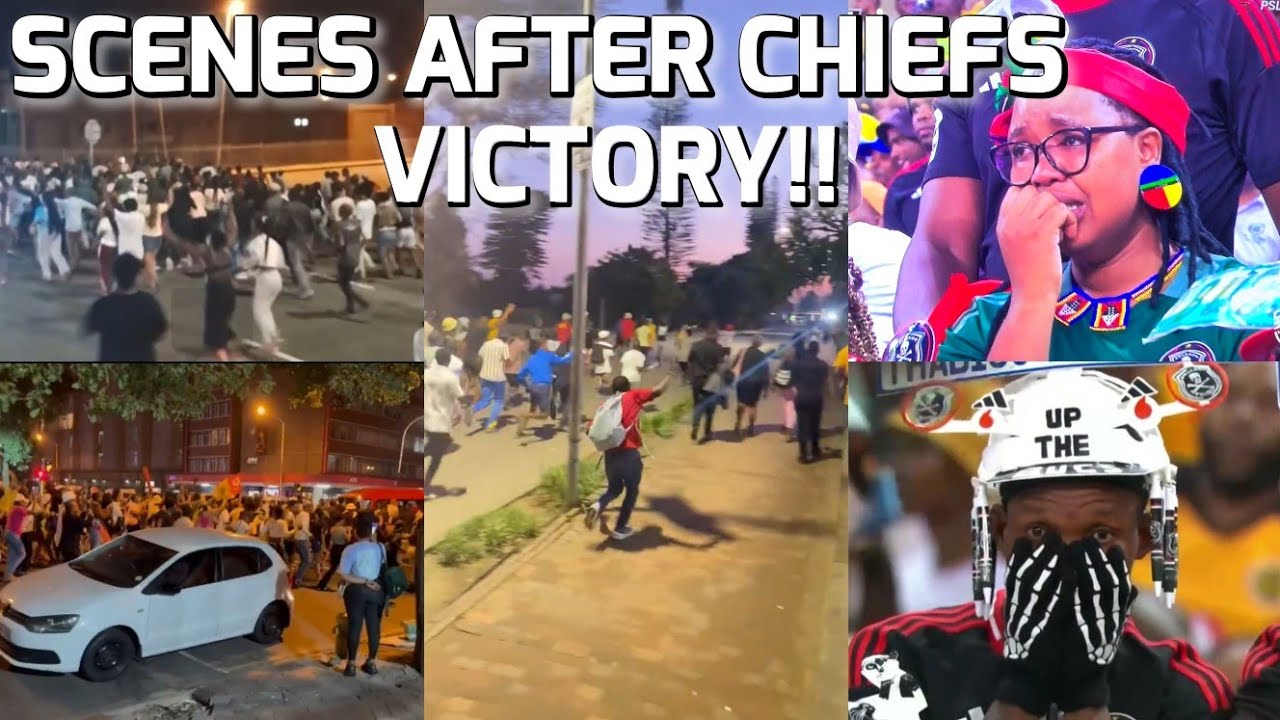 SCENES AFTER Kaizer Chiefs Beat Orlando Pirates In NEDBANK CUP FINAL