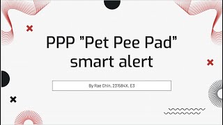 PPP "Pet Pee Pad" Smart Alert Demo
