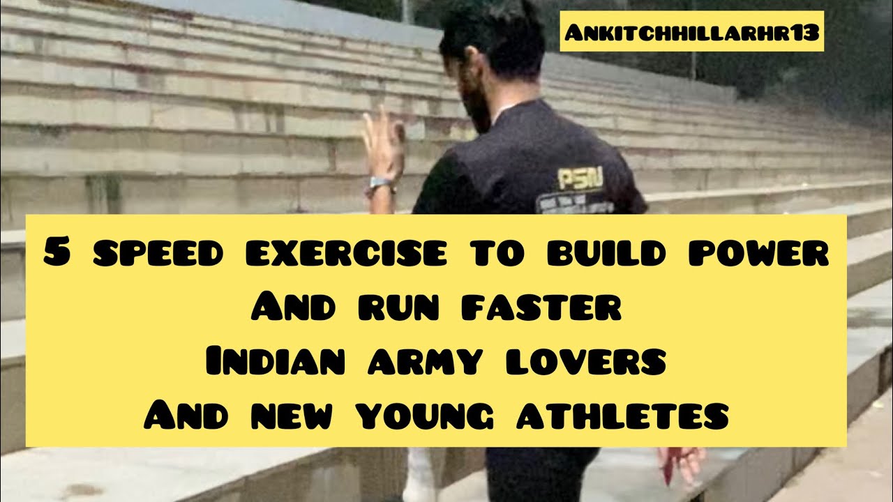 5 speed exercise to build power and run faster #speed #exercise #400m # ...