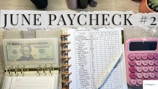 Cash Planning My Second June Paycheck | Bills, Sinking Funds & Savings