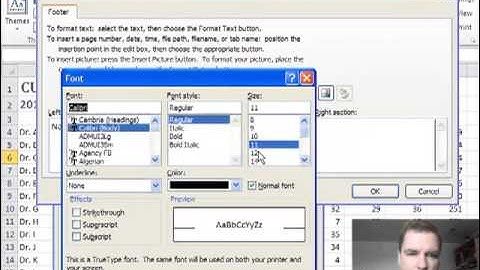 Excel Video 227 Custom Headers and Footers
