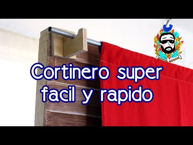 ✓COMO INSTALAR CORTINERO Y CORTINAS ANTIRUIDO!