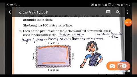 CLASS 4 MATHS MAGIC  (FIELDS AND FENCES ) CHAPTER - 13