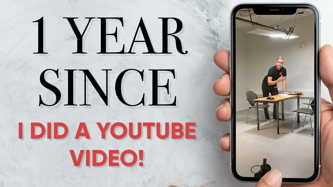 One Year Since My Last Youtube Video - What Happened To Me? - YouTube