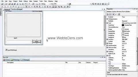 open file dialog kullanımı