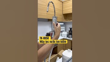 TK-HB50 máy lọc nước ion kiềm nội địa Nhật, 5 tấm điện cực, thiết kế âm tủ cực ngon #maylocnuoc