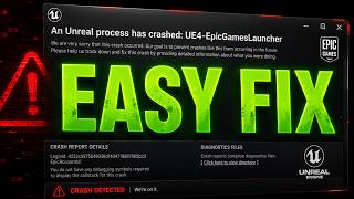 How To Fix an Unreal Process Has Crashed UE4 in Epic Games Launcher🎮🔥