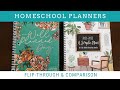 BEST HOMESCHOOL PLANNER // Homeschool Planner Flip-through/ Comparison