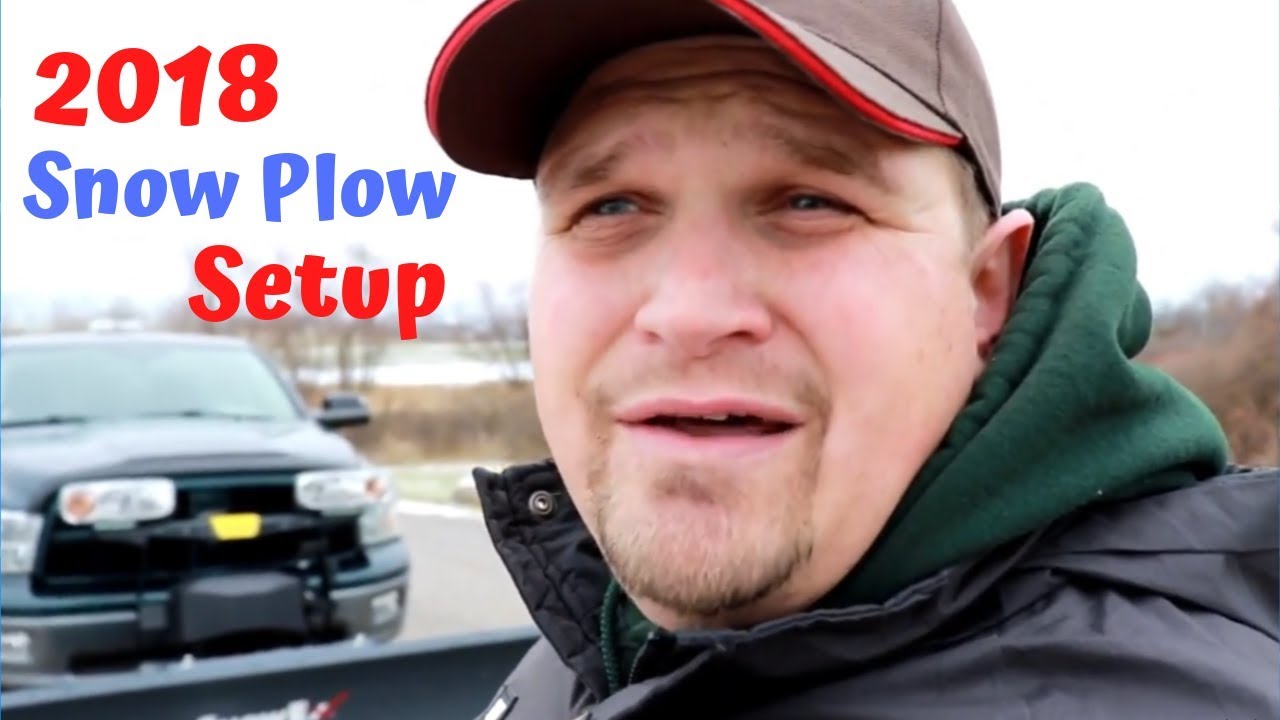 2018 Snow Plow Setup YouTube