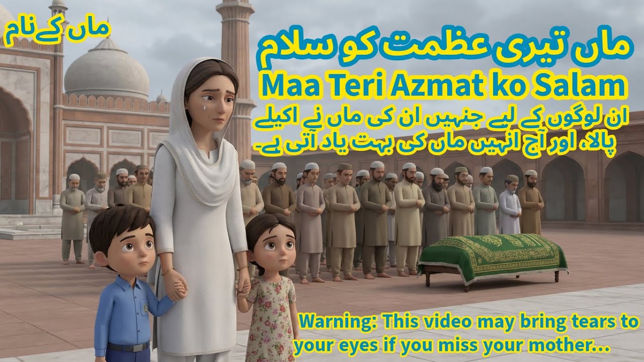 Maa Teri Azmat ko Salam |ماں تیری عظمت کو سلام| Emotional Mother Tribute | 3D Animation| Sunehre Din