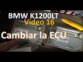 Proyecto BMW K1200LT. Cómo cambiar la centralita ECU y Diego analiza los elementos que ve el escáner