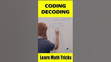 🔴 Reasoning Short Trick || Math Tricks || Coding Decoding || #shortsvideo #Shorts #maths #trending