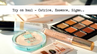 Try on haul - Catrice, Essence, Sigma..