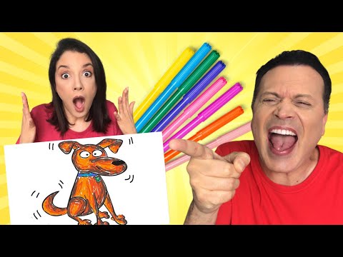 Gil e Cris Colorindo com 3 cores